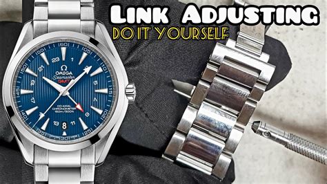 how to remove links from omega speedmaster bracelet|How to Remove Links From an Omega .